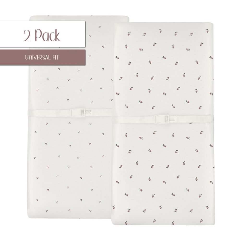 Waterproof Changing Pad Cover | Cradle Sheet Set - Image 2