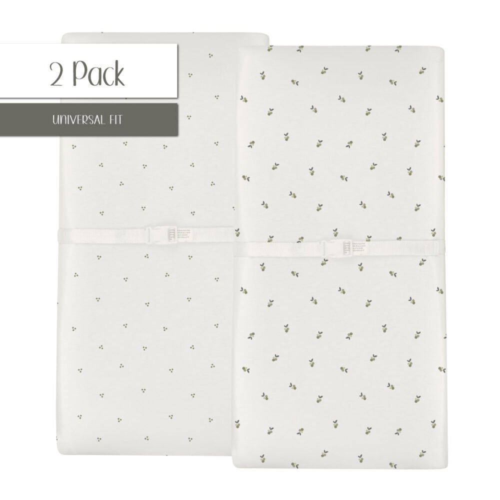 Waterproof Changing Pad Cover | Cradle Sheet Set - Image 2
