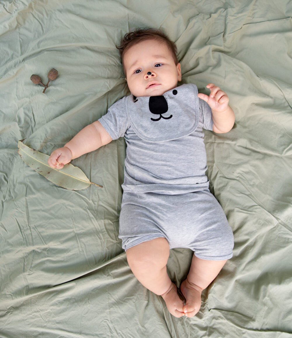 Organic Baby Grey Marle Koala Set - Image 6