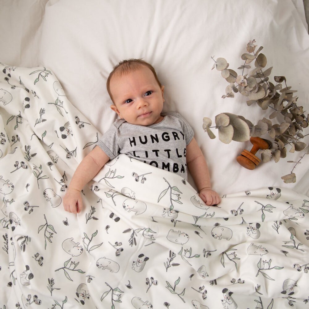Organic Merino and Cotton Baby Blanket - Image 2