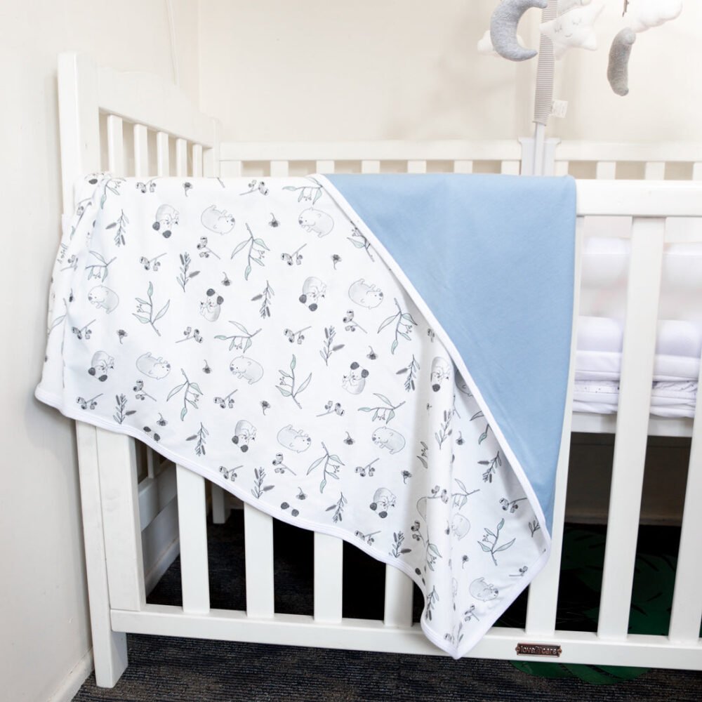 Organic Merino and Cotton Baby Blanket - Image 4