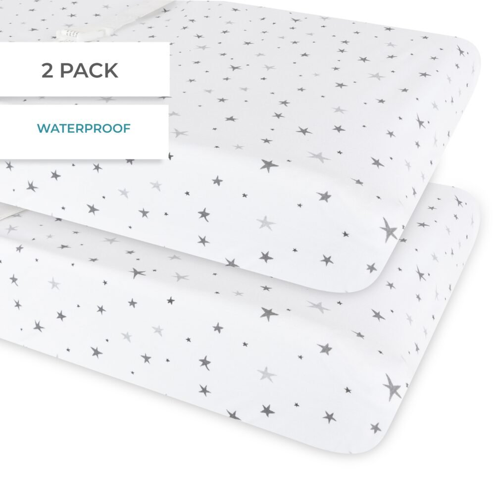 Waterproof Changing Pad Cover | Cradle Sheet Set - Image 5