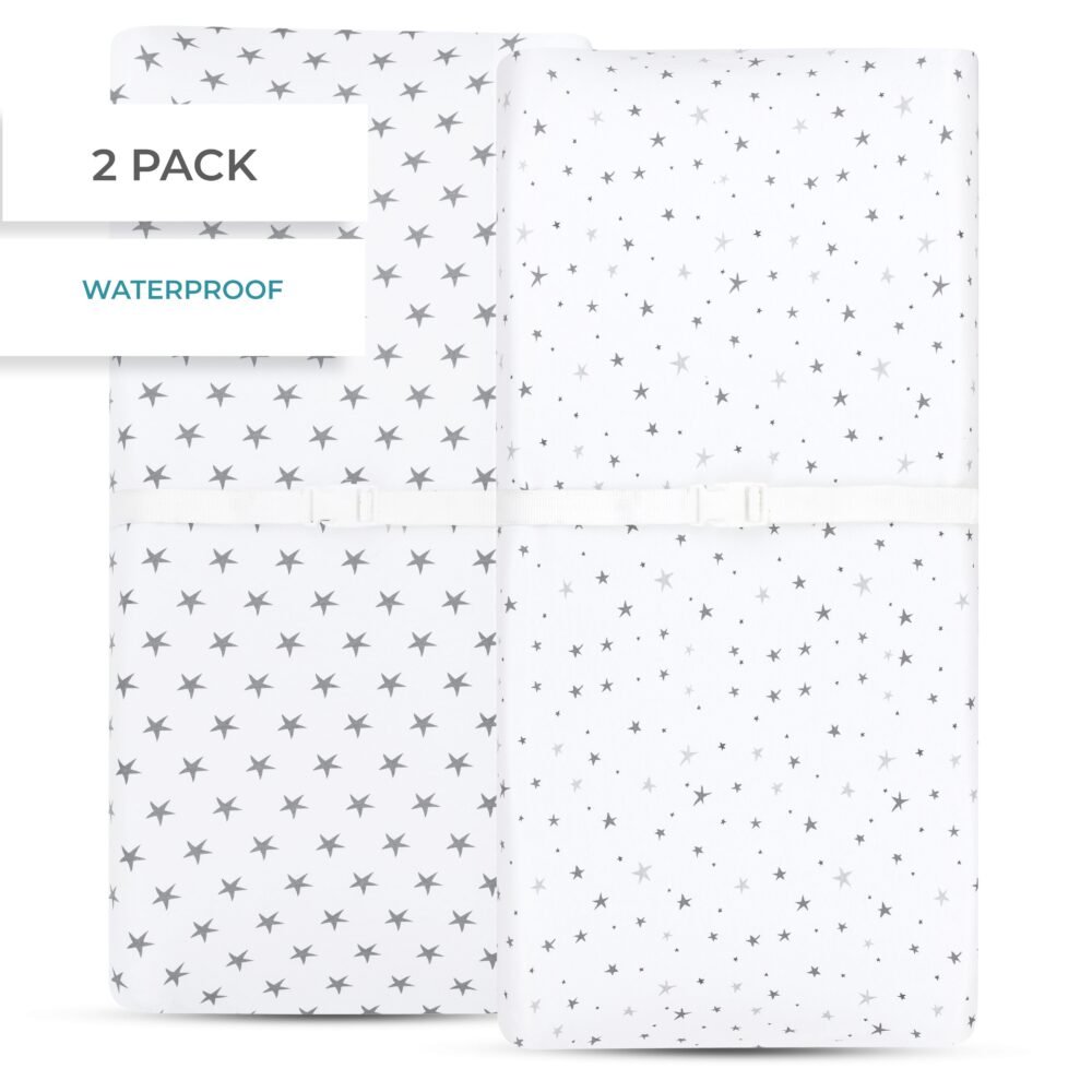 Waterproof Changing Pad Cover | Cradle Sheet Set - Image 3